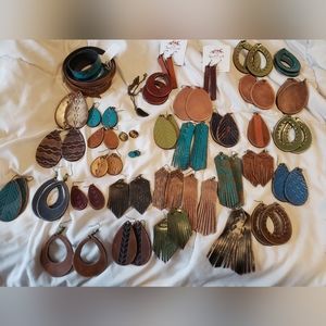 Sweet Creek Leather jewelry lot